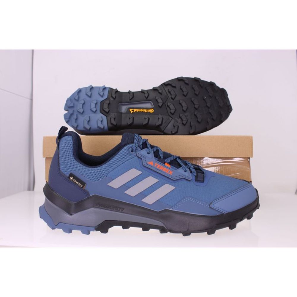 Adidas Terrex AX4 GTX Wonder Steel / Grey Three / Impact Orange HP7397 Men's - Picture 3 of 8
